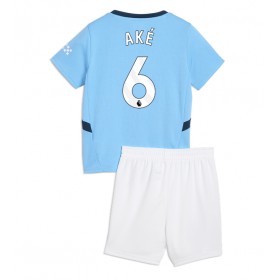 Manchester City Nathan Ake #6 Heimtrikot 2024-25 Kurzarm (+ kurze hosen)